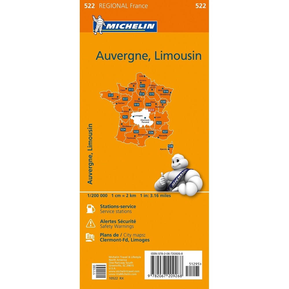 522 Auvergne-Limousin Michelin